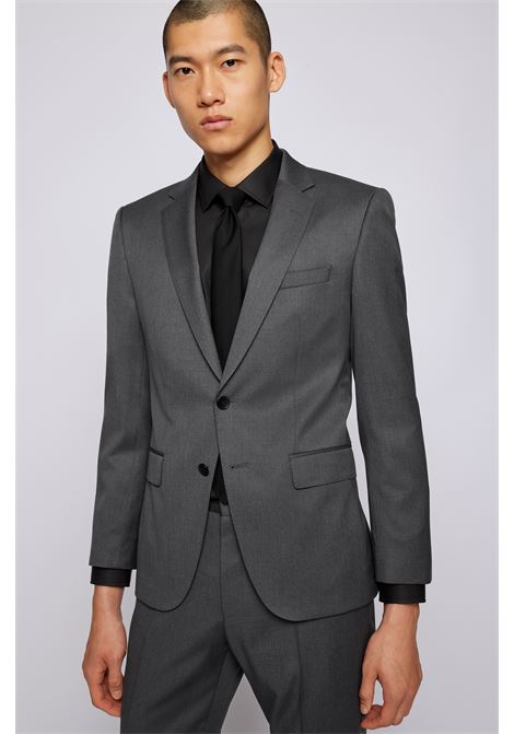 Giacca monopetto in serge di lana vergine - ONE BOSS | GIACCHE | 50469171C021