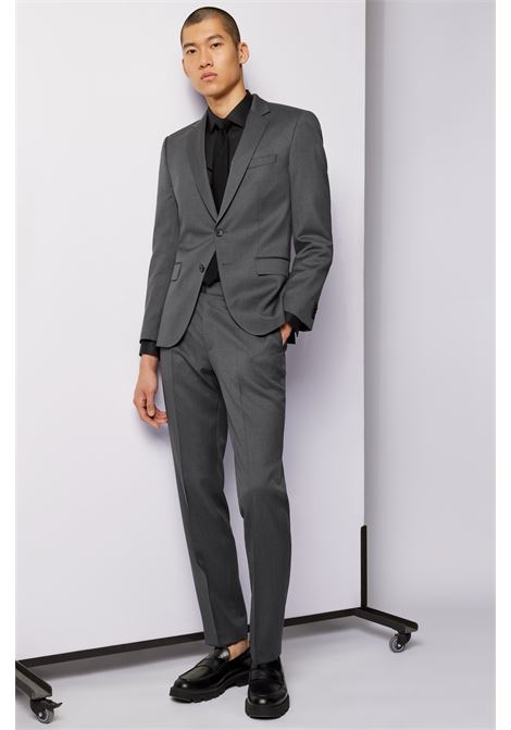 Giacca monopetto in serge di lana vergine - ONE BOSS | GIACCHE | 50469171C021