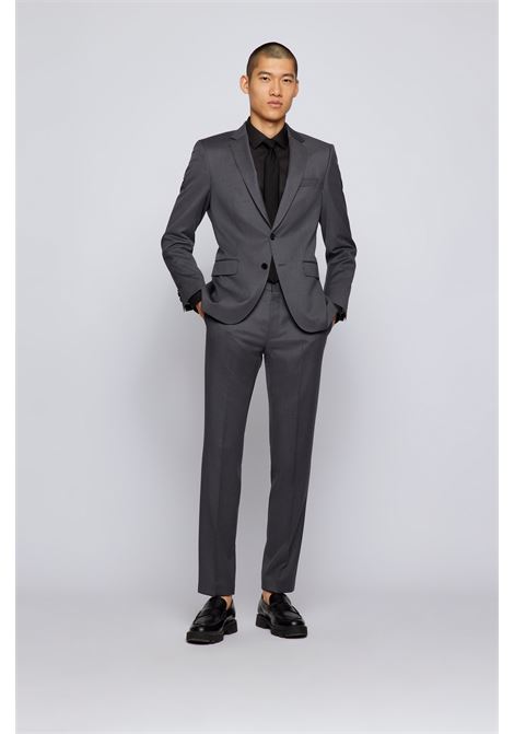 Giacca monopetto in serge di lana vergine - ONE BOSS | GIACCHE | 50469171C021