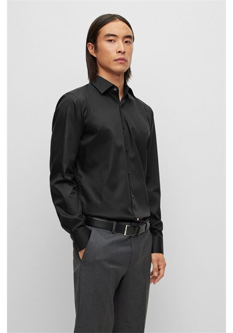 Camicia regular fit in popeline di cotone facile da stirare - NOS BOSS | CAMICIE | 50479943001