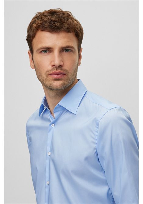 Camicia regular fit in popeline di cotone facile da stirare - NOS BOSS | CAMICIE | 50479943450