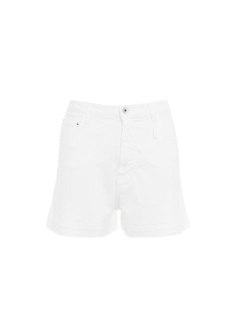 Short de vélo blanc avec cinq poches et logo CYCLE |  | 332PB0601
