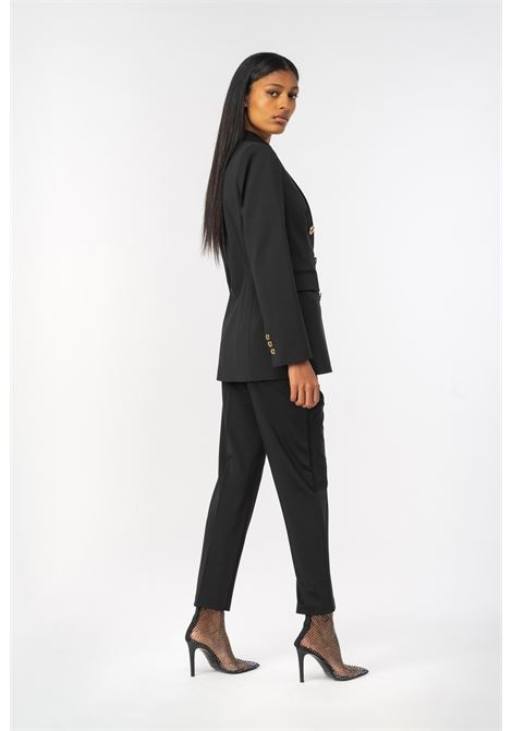 Pantaloni aderenti con cintura love birds PINKO | Pantaloni | 100309-A0KDZ99