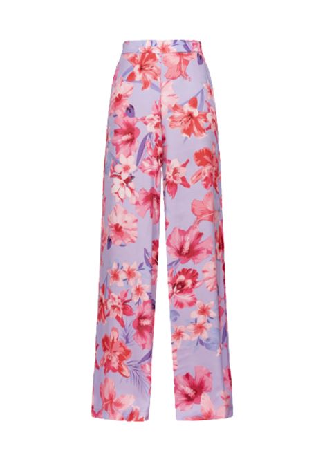 Pantaloni ampi stampa fiori PINKO | Pantaloni | 100757-A0M8YNB