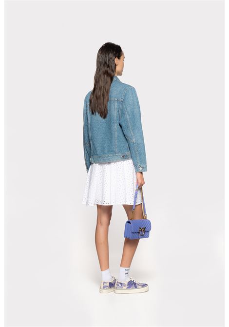 Giubbino denim logo PINKO | Giubbini | 100803-A0Q0ZG4