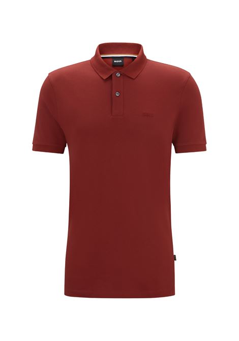 Polo in cotone biologico con logo ricamato BOSS | Polo | 50468301248