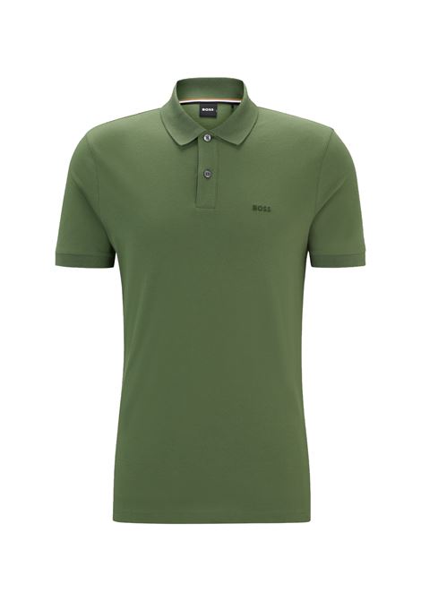 Polo in cotone biologico con logo ricamato BOSS | Polo | 50468301381