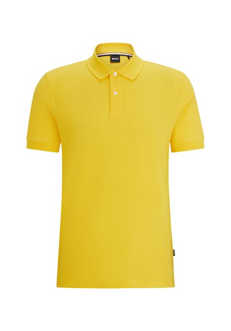 Polo in cotone biologico con logo ricamato BOSS | Polo | 50468301755