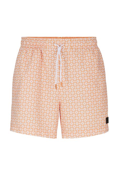 Boxer da mare ad asciugatura rapida con microstampa e logo BOSS | Costumi | 50509071813