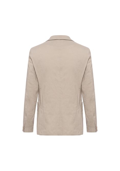 Giacca monopetto slim fit in misto lino BOSS | Giacche | 50514612255