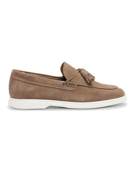 Mocassini slip-on in pelle scamosciata con nappe BOSS | Scarpe | 50517133260