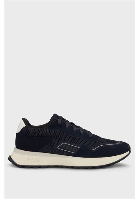 Sneakers in materiali misti con pelle scamosciata e similpelle BOSS | Sneakers | 50517404401