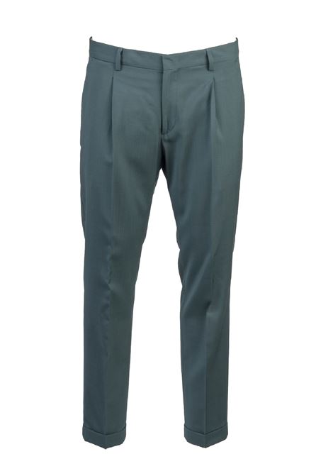 Eleganza Estiva: Pantalone Briglia in Lana Verde Scuro BRIGLIA | Pantaloni | 324108082