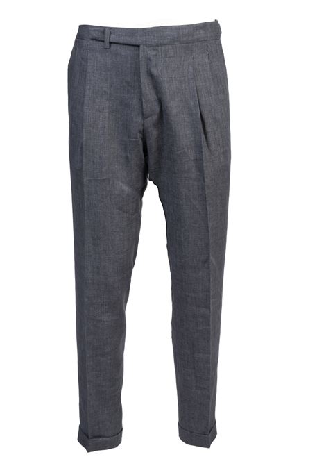 Eleganza Estiva: Pantaloni Briglia in Lino con Chiusura Occulta BRIGLIA | Pantaloni | 324118080