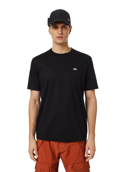 T-Shirt Unisex T-Just-Doval-Pj con Logo Oval D DIESEL | T-shirt | A038190AIJU9XX