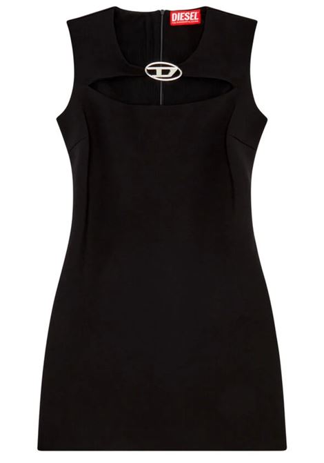 Abito Corto D-Reams in Punto Milano con Cut-out: Eleganza Strutturata e Dettagli Raffinati DIESEL | Abiti | A120650JASB9XX