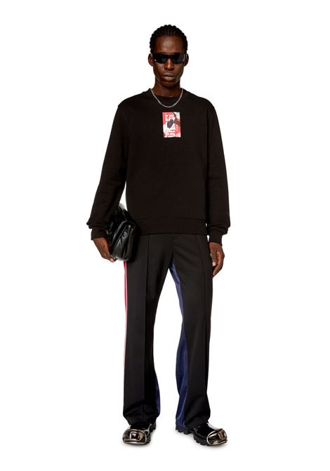 Diesel S-Ginn-N1 Sweatshirt with Photographic Logo Print: Style and Comfort DIESEL |  | A122850IEAX9XX