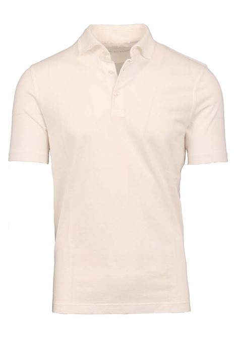 Polo Fedeli in Trama Jersey Bianco - Eleganza e Comfort Estivi FEDELI | Maglieria | 7UED011041