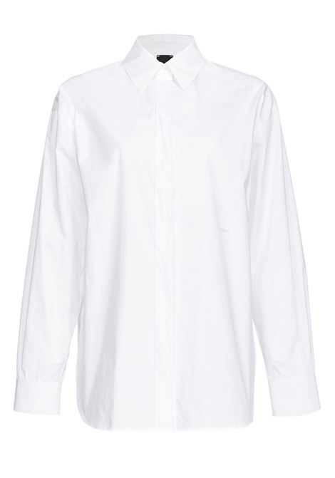 PINKO 100% cotton poplin shirt with classic cut and oversized volume PINKO |  | 100233-A19UZ04