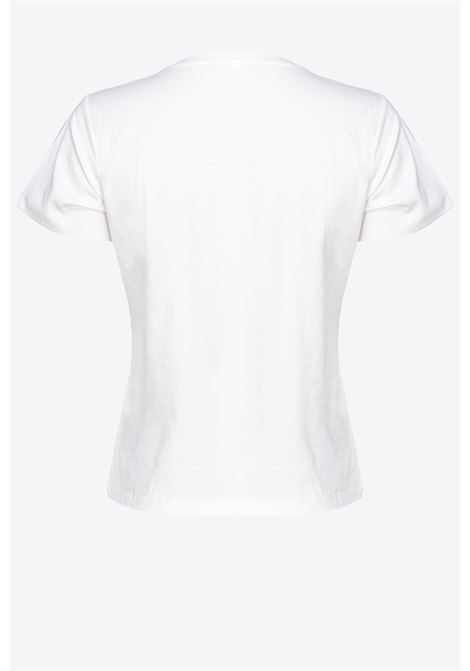 T-shirt ricamo love birds - Quentin PINKO | T-shirt | 100535-A1R7Z15