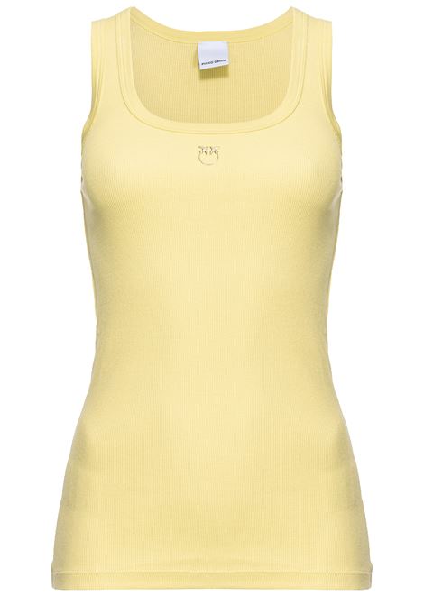 Tank top embroidery love birds - Calculator PINKO |  | 100807-A0PUH23