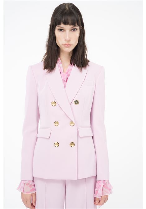 Blazer doppiopetto bottoni in metallo - Granato PINKO | Giacche | 102859-A14IN98
