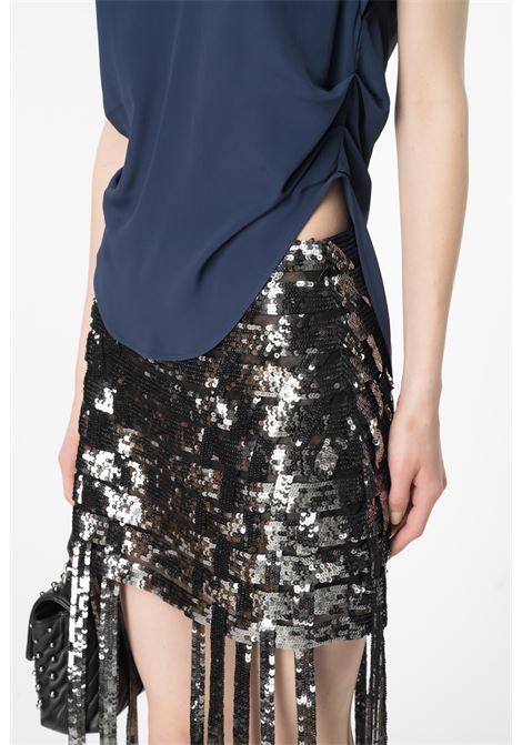 Blusa misto seta orlo stondato - Melpomene PINKO | Maglieria | 103113-A1O8G57