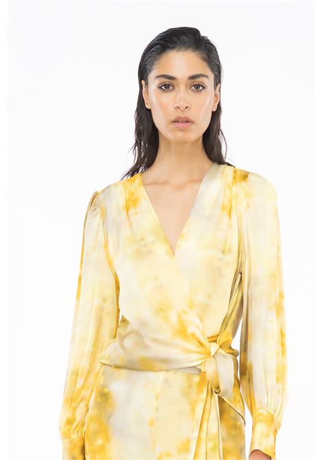 Blusa con fusciacca fiore sfumato - Chambave PINKO | Bluse | 103124-A1K9HS4