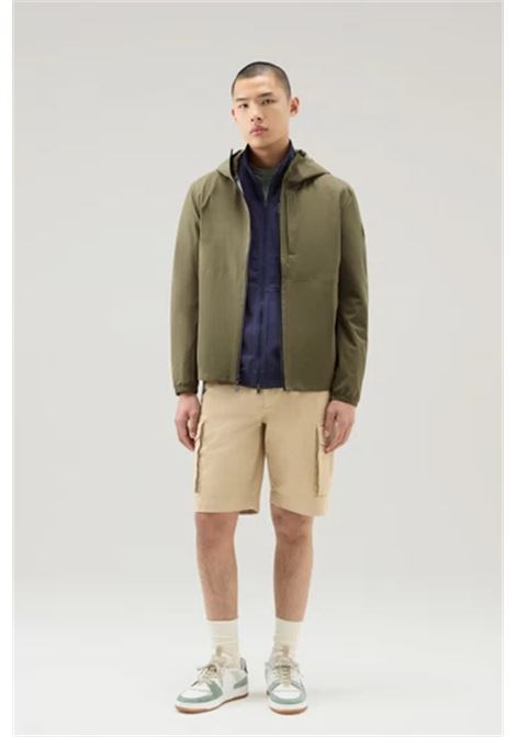 Giacca Pacific impermeabile con cappuccio Lake Olive WOOLRICH | Giubbini | CFWOOU0693MRUT32806178