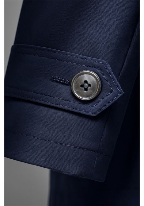 Spolverino Uomo BARBA Napoli in Lana Leggera  Blu Notte BARBA | Spolverino | 480531