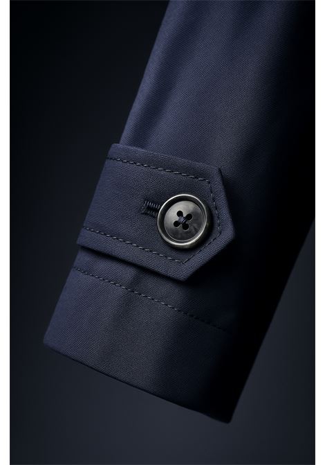 Spolverino Uomo BARBA Napoli in Lana Leggera  Blu Notte BARBA | Spolverino | 480531