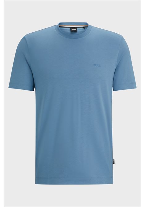 T-shirt in jersey di cotone con logo stampato in gomma BOSS | T-shirt | 50468347459