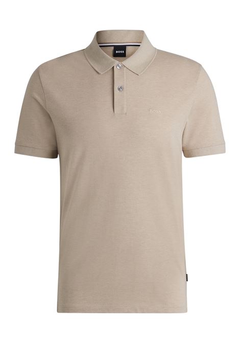Polo Pallas in piqué di cotone con logo BOSS | Polo | 50468362290
