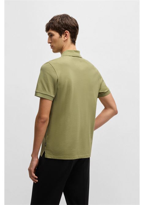 Polo Pallas in piqué di cotone con logo BOSS | Polo | 50468362311