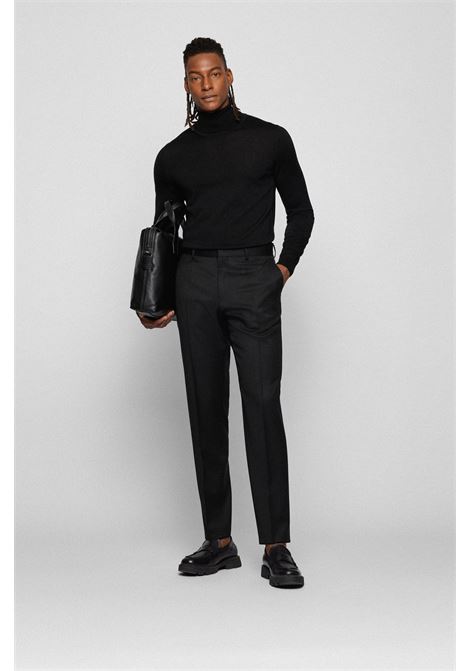 Pantaloni formali in serge di lana vergine - ONE BOSS | Pantaloni | 50469174C001