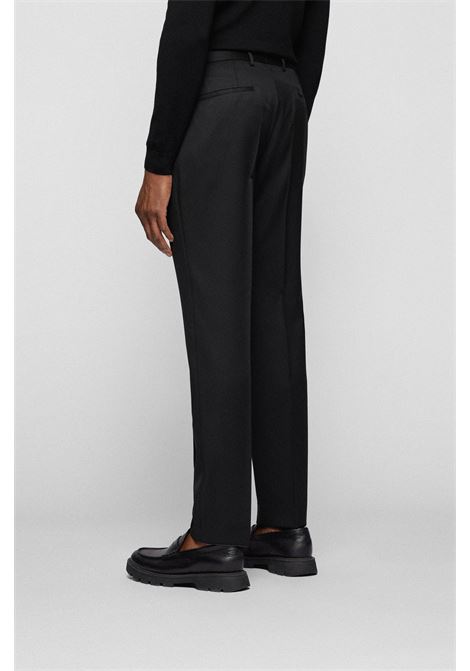 Pantaloni formali in serge di lana vergine - ONE BOSS | Pantaloni | 50469174C001