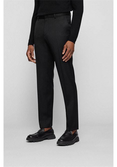 Pantaloni formali in serge di lana vergine - ONE BOSS | Pantaloni | 50469174C001