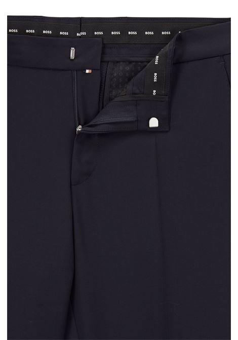 Pantaloni formali in serge di lana vergine - ONE BOSS | Pantaloni | 50469174C401
