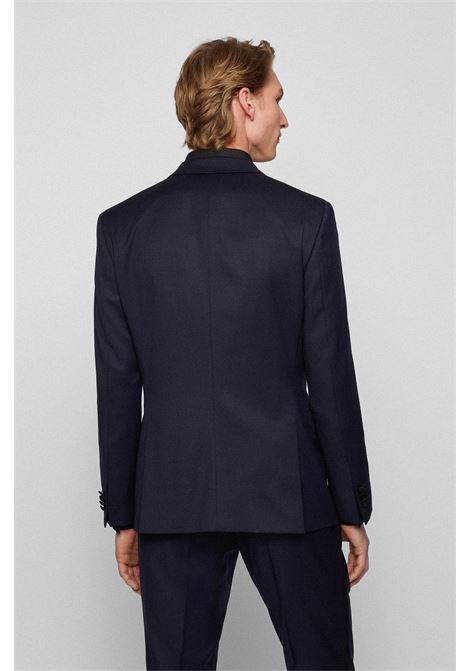 Giacca da smoking slim fit in serge di lana vergine - ONE BOSS | Giacche | 50469191C401