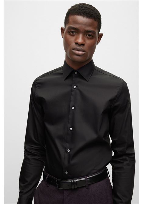 Camicia slim fit in popeline di cotone facile da stirare - NOS BOSS | Camicie | 50479922001