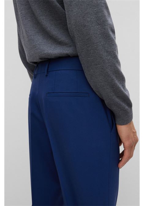 Pantaloni slim fit in lana vergine elasticizzata BOSS | Pantaloni | 50480009419