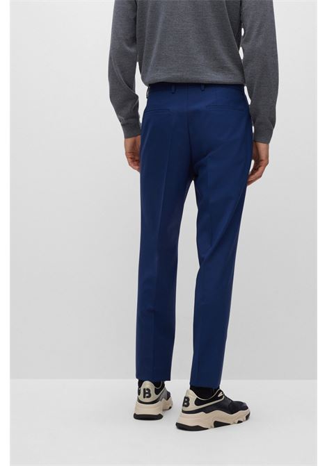 Pantaloni slim fit in lana vergine elasticizzata BOSS | Pantaloni | 50480009419