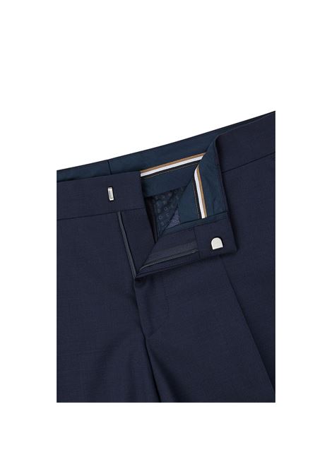Pantaloni slim fit in lana vergine elasticizzata - ONE BOSS | Pantaloni | 50480009480