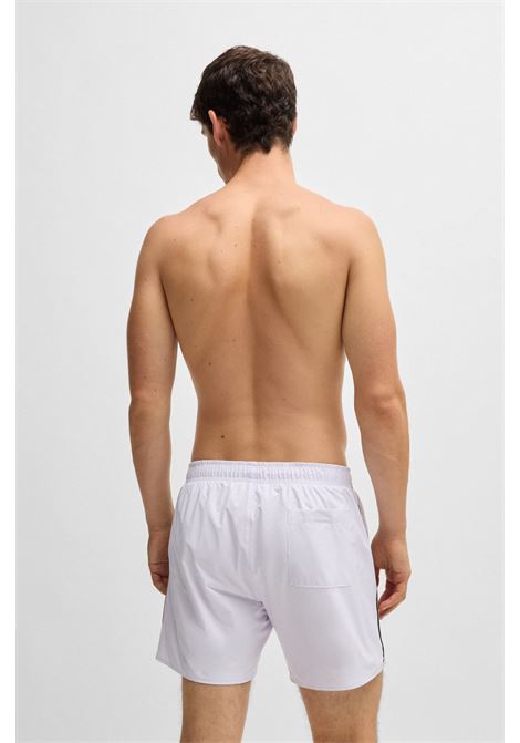 BOSS - Beach boxer shorts with typical brand stripes and logo BOSS |  | 50491594100