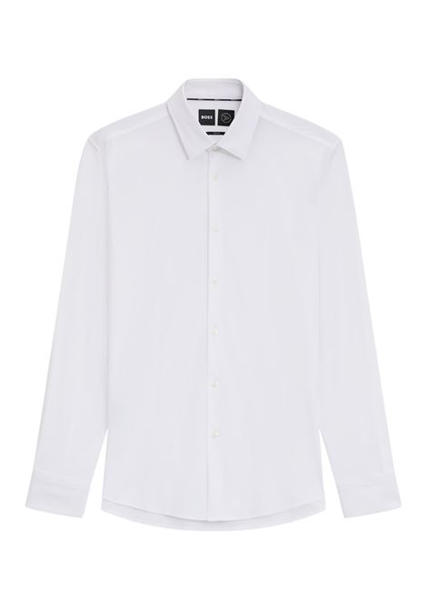BOSS - Slim fit shirt in high performance stretch jersey. BOSS |  | 50503554100