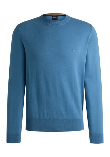 BOSS - Cotton sweater with embroidered logo BOSS |  | 50506023459