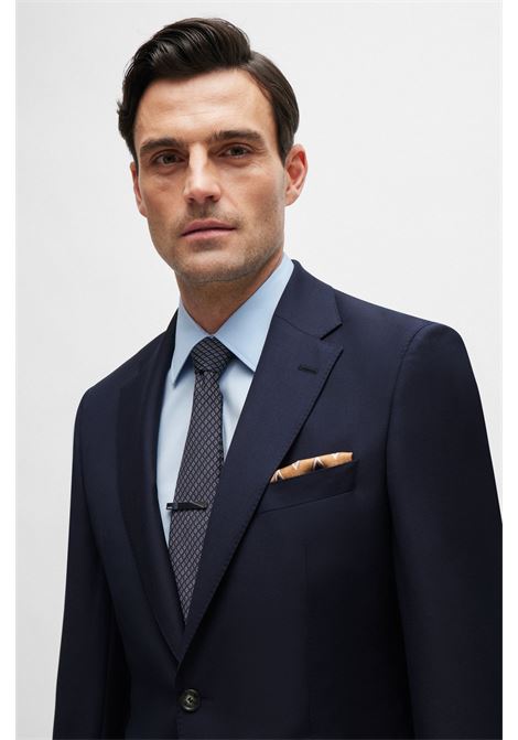 Giacca Slim Fit in Lana Vergine Elasticizzata BOSS | Giacche | 50509899410
