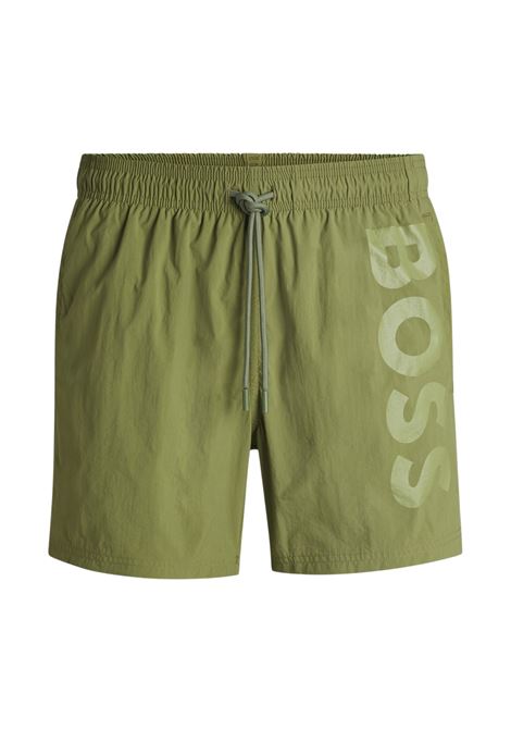 BOSS - Quick-drying fabric swim boxers with contrasting logo BOSS |  | 50514502311