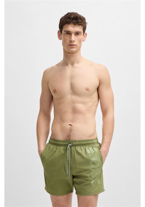 BOSS - Quick-drying fabric swim boxers with contrasting logo BOSS |  | 50514502311