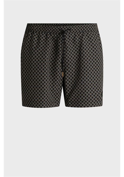 BOSS - Swim boxer shorts with all-over print and drawstring. BOSS |  | 50518968002